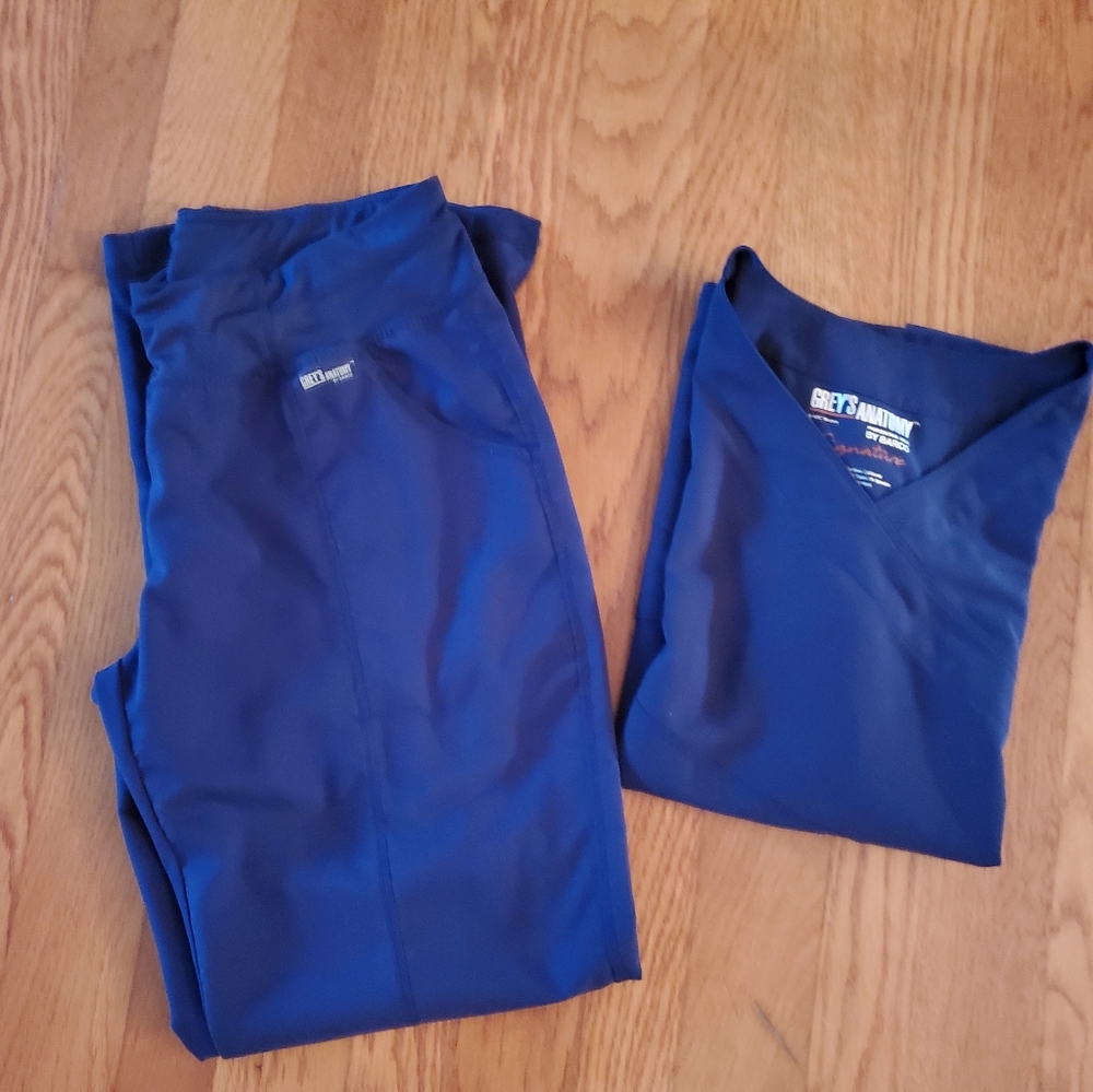 Grey's Anatomy Navy Blue Scrubs Size Medium